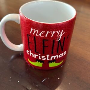 NWOT Merry Elfin’ Christmas oversized Mug